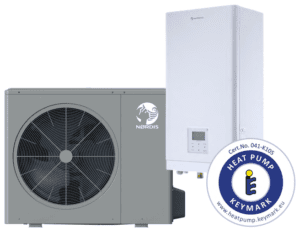 Šilumos siurblio komplektas NØRDIS Optimus Pro 16 kW, trifazis – HOP16WODU3 + HOP160WIDU3