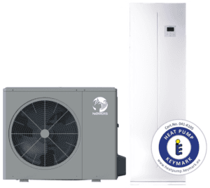 Šilumos siurblio komplektas NØRDIS Optimus Pro 16 kW su 240 l KV talpa, trifazis – HOP16WODU3 + HOP160/240IDU3