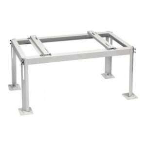 Pastatomas laikiklis išoriniam blokui 1000x550xH400 mm, iki 200 kg, baltas